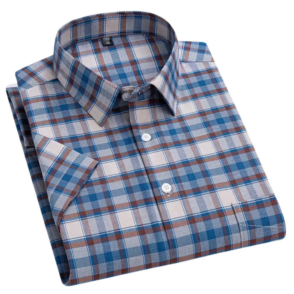 Zack | Short-Sleeve Cotton Shirt