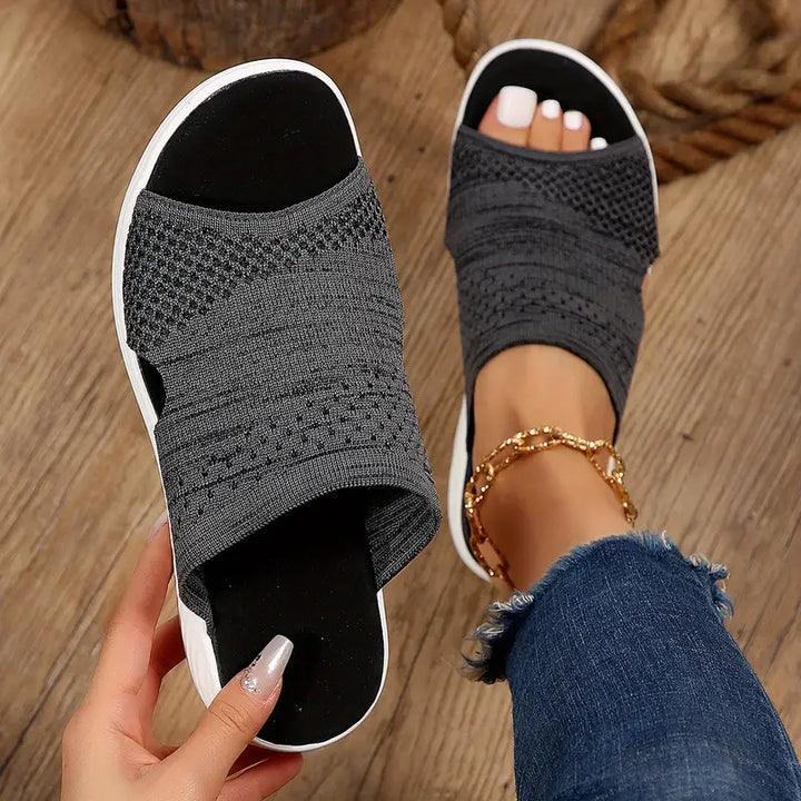 Audrey | Womens Orthopedic Slip On Slide Sandals
