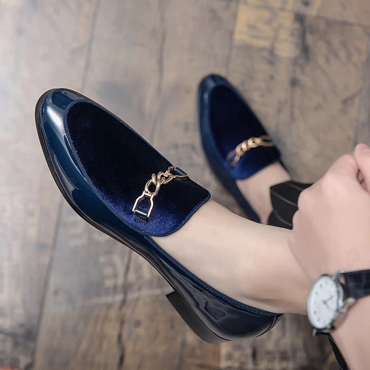 Danielle | Women’s Orthopedic Chain Detail Slip On Loafers