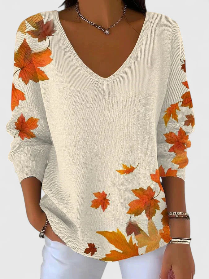 Sera | Elegant V-Neck Sweater