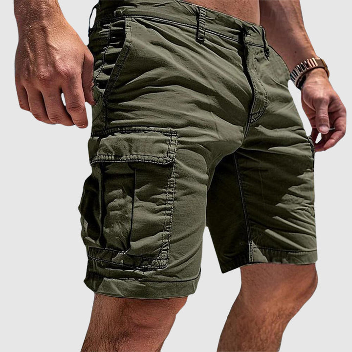 Charles | Men's Cargo Pocket Casual Knee Length Shorts