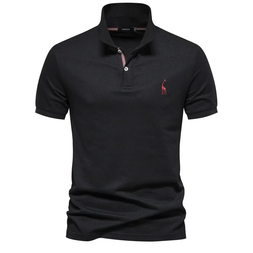 Austin | Men's Short Sleeve Button Polo Shirt