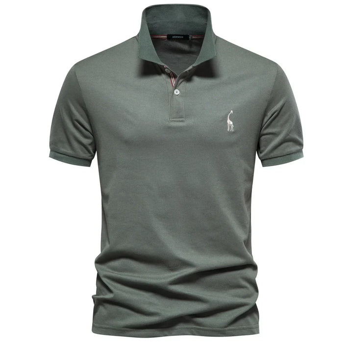 Austin | Men's Short Sleeve Button Polo Shirt