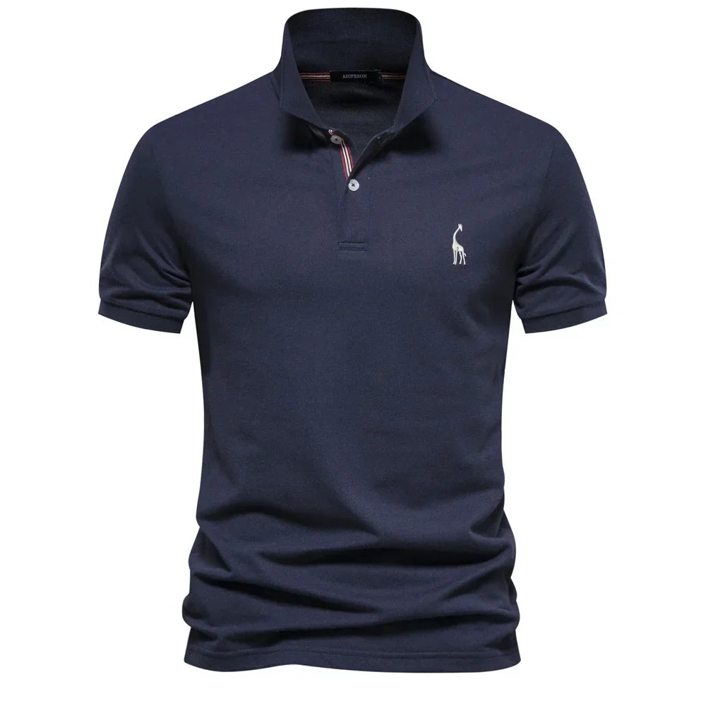 Austin | Men's Short Sleeve Button Polo Shirt