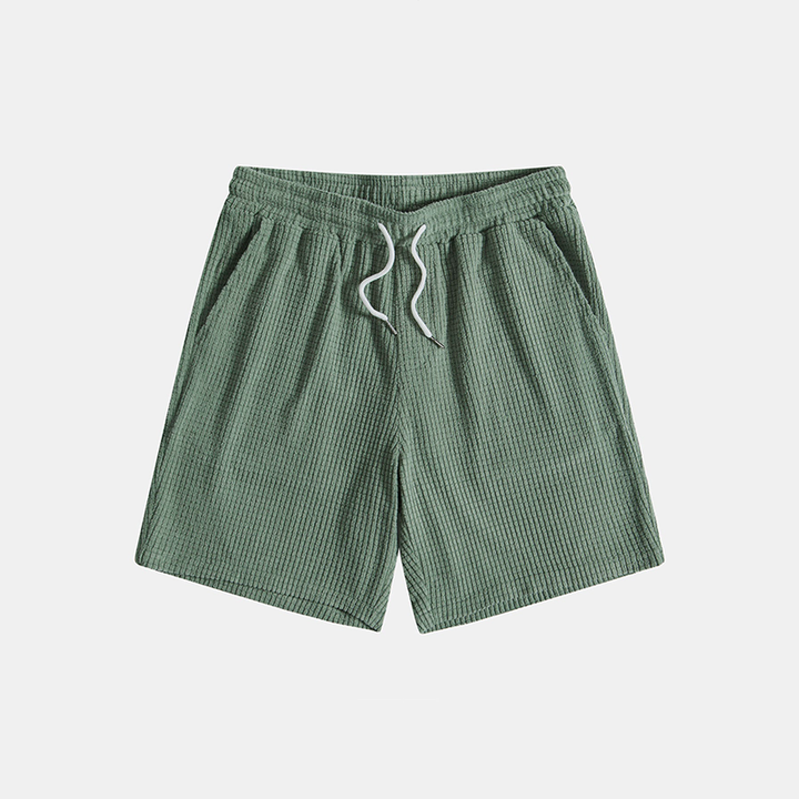 Leo | Men's Two Piece Casual Shirt Shorts Set