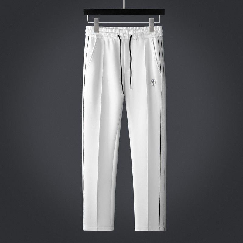 Men's Tracksuit Set Lycra Zip-Up Jacket Athletic Pants
