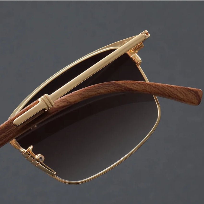 Sunglasses Half-Frame Polarized UV400 Browline Classic