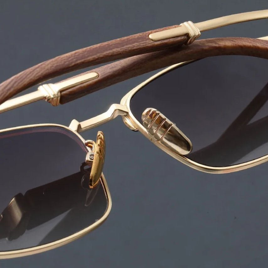 Sunglasses Half-Frame Polarized UV400 Browline Classic