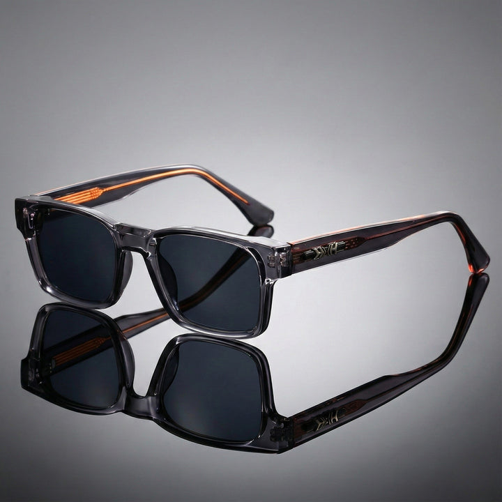 Sunglasses Square Tortoiseshell Acetate UV400 Protection - Gray