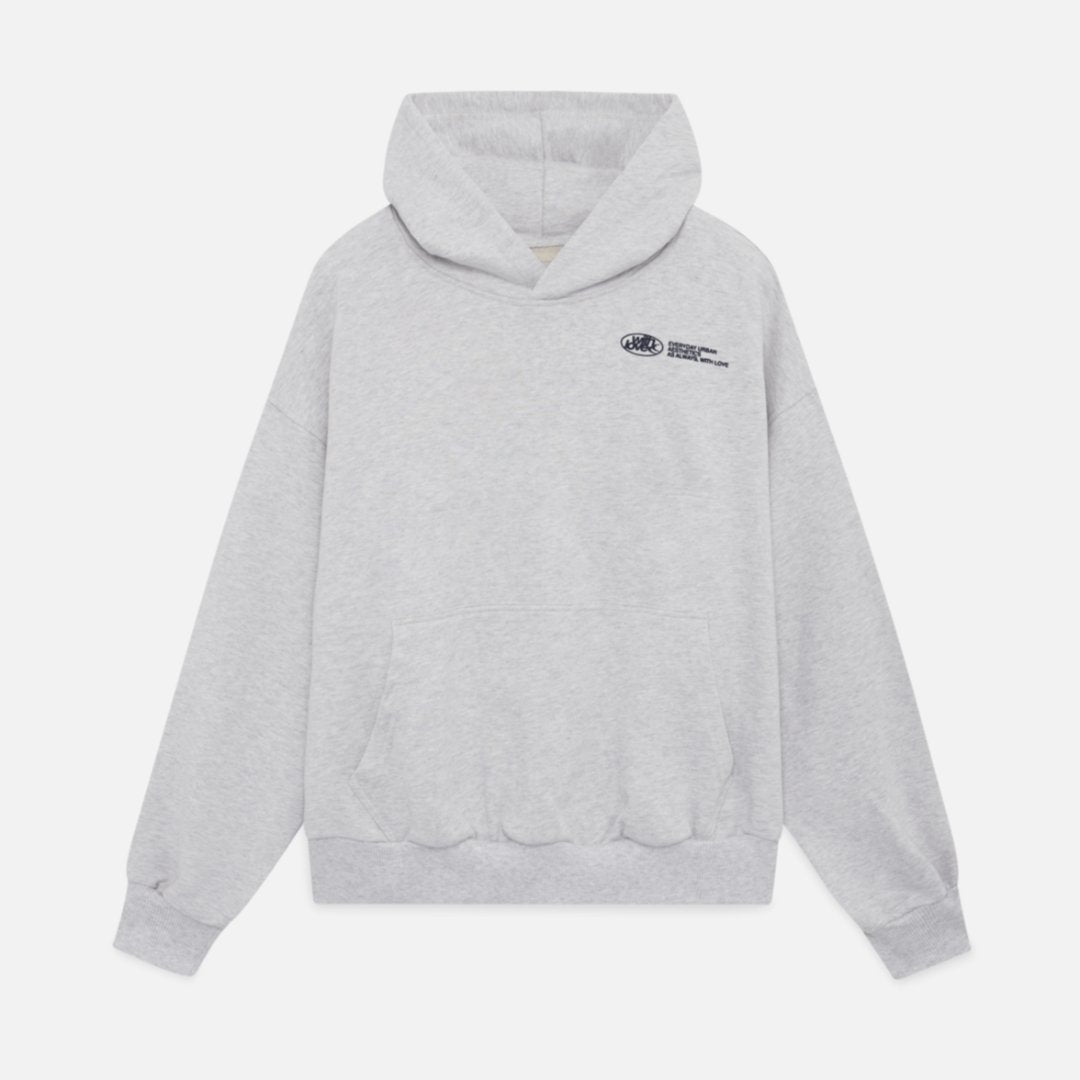Unisex Oversized Heavyweight Cotton-Blend Graphic Hoodie