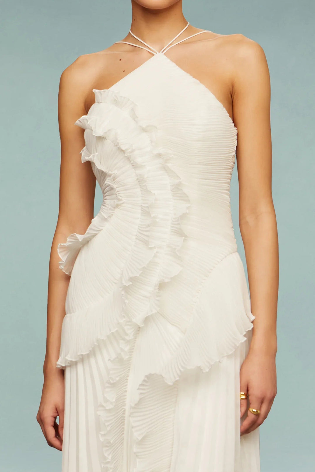 Amelia | Women's One Shoulder Maxi Wedding Guest Dress